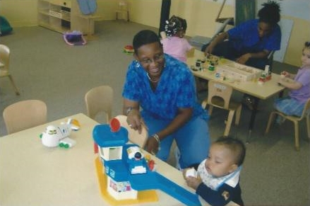 Teacher & Child Playing